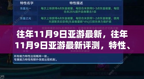 往年11月9日亞游最新評測，特性、體驗、競品對比及用戶分析全解析