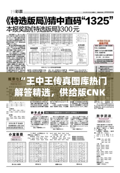 “王中王傳真圖庫熱門解答精選，供給版CNK575.39”