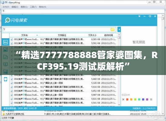 “精選7777788888管家婆圖集，RCF395.19測試版解析”