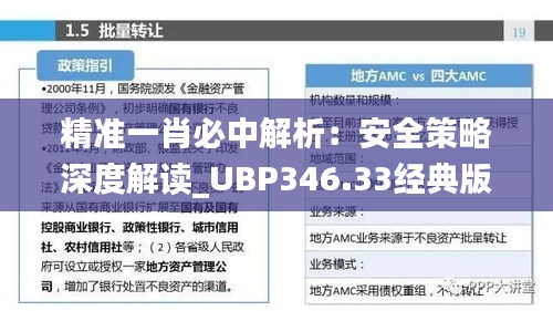 精準一肖必中解析：安全策略深度解讀_UBP346.33經(jīng)典版