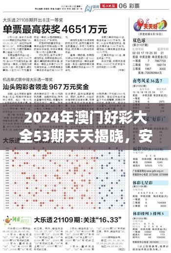 2024年澳門好彩大全53期天天揭曉，安全策略解析及個人版XYN108.25攻略