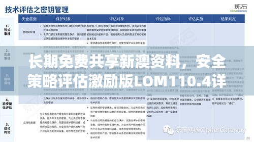 長期免費共享新澳資料，安全策略評估激勵版LOM110.4詳解