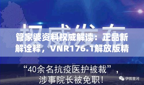 管家婆資料權威解讀：正品新解詮釋，VNR176.1解放版精要匯總