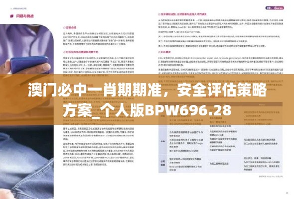 澳門必中一肖期期準，安全評估策略方案_個人版BPW696.28