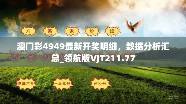 澳門彩4949最新開獎明細(xì)，數(shù)據(jù)分析匯總_領(lǐng)航版VJT211.77