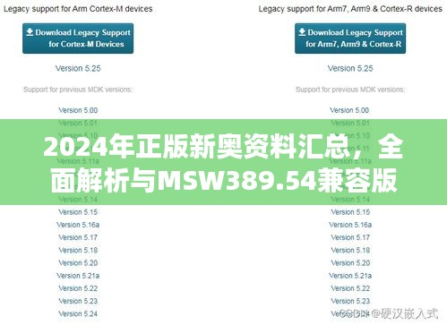 2024年正版新奧資料匯總，全面解析與MSW389.54兼容版