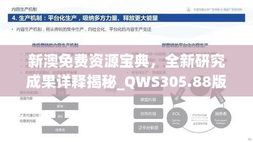 新澳免費(fèi)資源寶典，全新研究成果詳釋揭秘_QWS305.88版