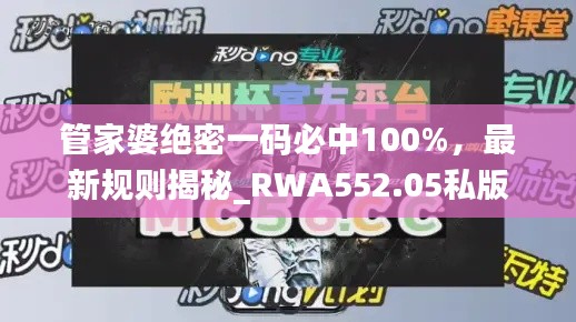 管家婆絕密一碼必中100%，最新規(guī)則揭秘_RWA552.05私版