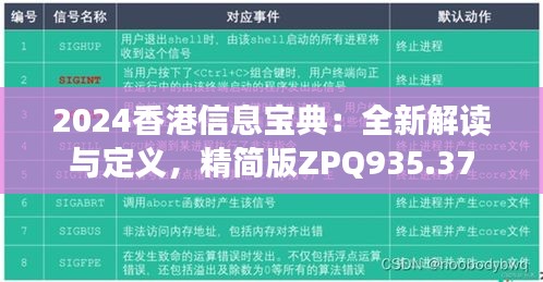 2024香港信息寶典：全新解讀與定義，精簡版ZPQ935.37