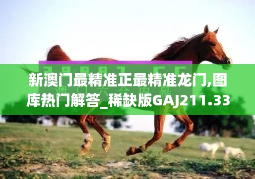 新澳門最精準(zhǔn)正最精準(zhǔn)龍門,圖庫熱門解答_稀缺版GAJ211.33