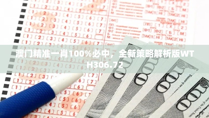 澳門(mén)精準(zhǔn)一肖100%必中，全新策略解析版WTH306.72