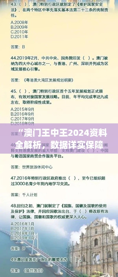 “澳門王中王2024資料全解析，數(shù)據(jù)詳實(shí)保障_帝之境HYD242.32”