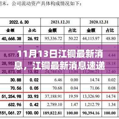 江銅最新動(dòng)態(tài)與行業(yè)進(jìn)展速遞，11月13日更新