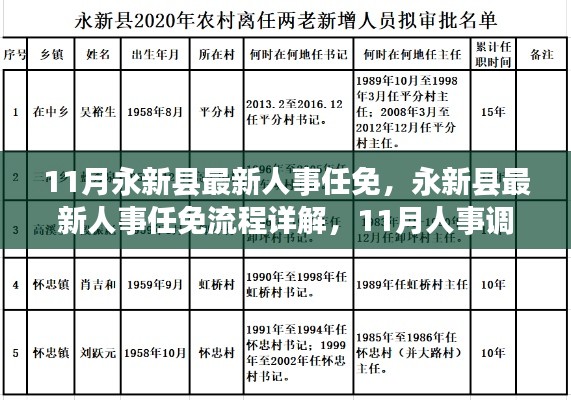 永新縣人事任免全解析，最新人事調(diào)整流程詳解與攻略