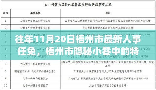 梧州市人事任免與隱秘小巷的特色小店，人事變遷背后的驚喜邂逅之旅