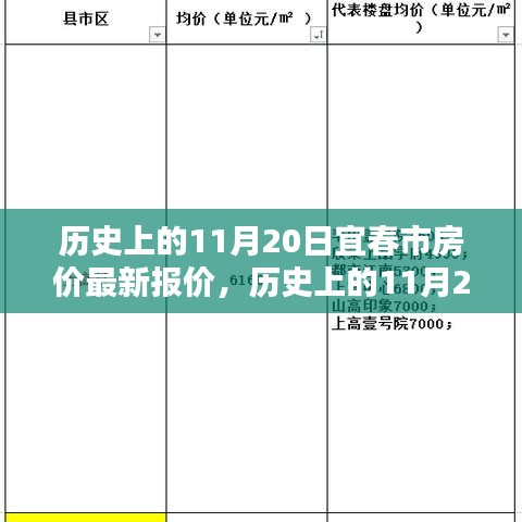 歷史上的11月20日，宜春市房?jī)r(jià)最新報(bào)價(jià)及未來趨勢(shì)洞悉