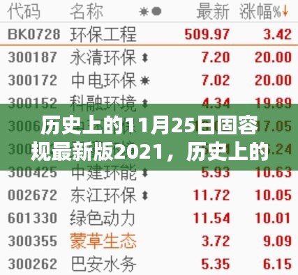 歷史上的11月25日固容規(guī)最新版2021，全面評測與詳細(xì)介紹