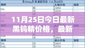 11月25日黑鎢精最新價(jià)格指南，查詢方法與精準(zhǔn)報(bào)價(jià)獲取