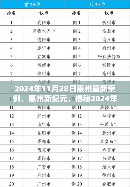 揭秘惠州新紀(jì)元，最新案例背景與影響深度解析（2024年11月28日）