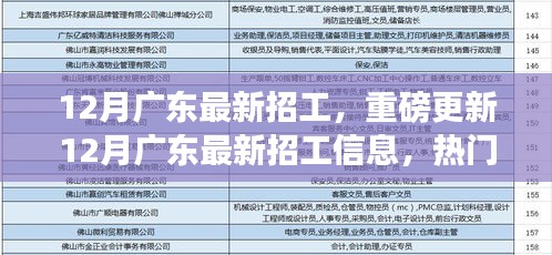 12月廣東最新招工信息更新，熱門職位等你來(lái)挑戰(zhàn)！