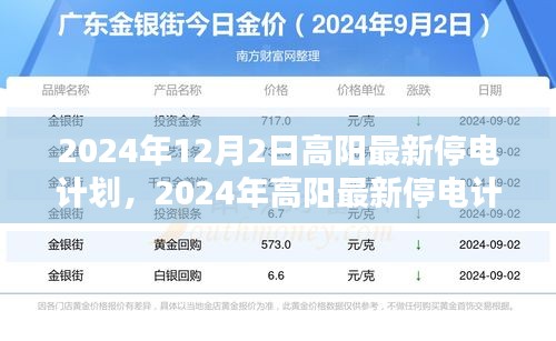 高陽最新停電計(jì)劃通知，2024年停電安排詳解