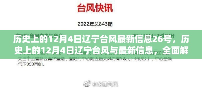 歷史上的12月4日遼寧臺風(fēng)事件深度解析，過去與現(xiàn)在的影響及最新信息解讀