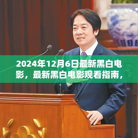 2024年黑白電影盛宴，觀看指南與獨特魅力體驗