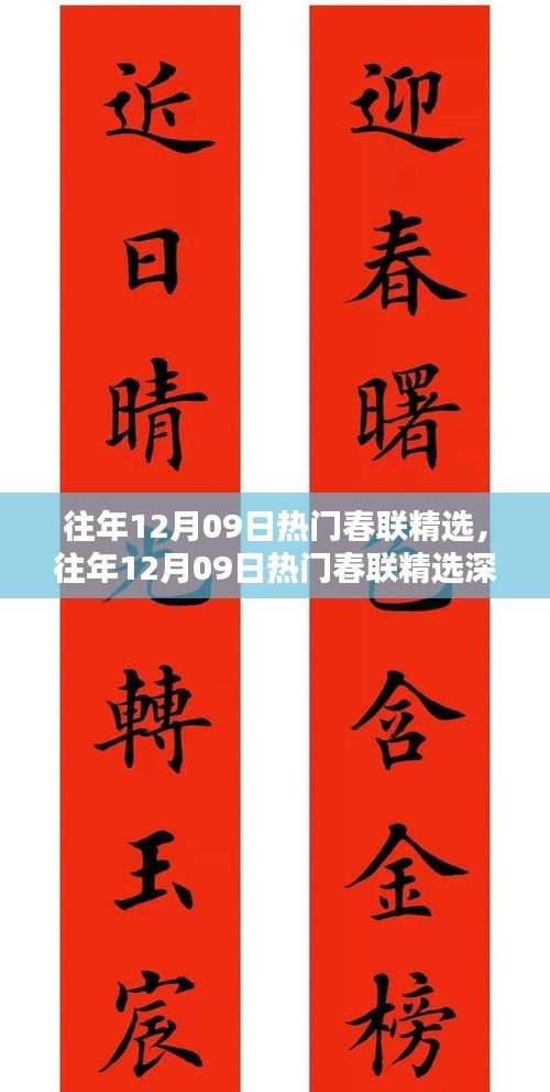 往年12月09日熱門春聯(lián)精選及其深度評(píng)測(cè)與介紹