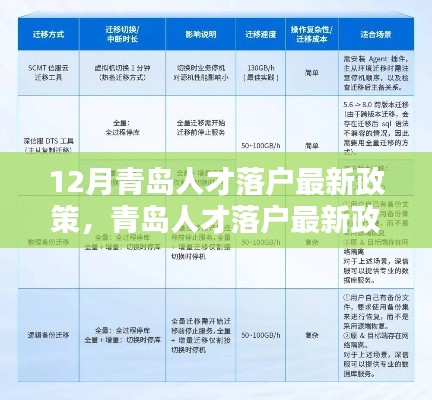 青島人才落戶最新政策解析，特性、體驗(yàn)、競品對比及用戶群體深度分析