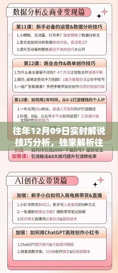 獨(dú)家解析，往年12月09日解說技巧深度剖析，小紅書助你走向成功之路！