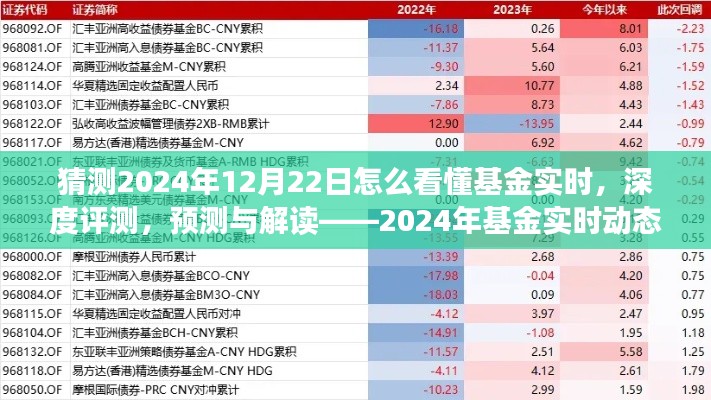 揭秘2024年基金實(shí)時(shí)動(dòng)態(tài)洞察系統(tǒng)，深度評(píng)測(cè)、預(yù)測(cè)與解讀的未來(lái)趨勢(shì)