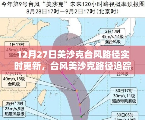 臺(tái)風(fēng)美沙克路徑實(shí)時(shí)更新，最新動(dòng)態(tài)、影響分析及追蹤報(bào)道（12月27日）