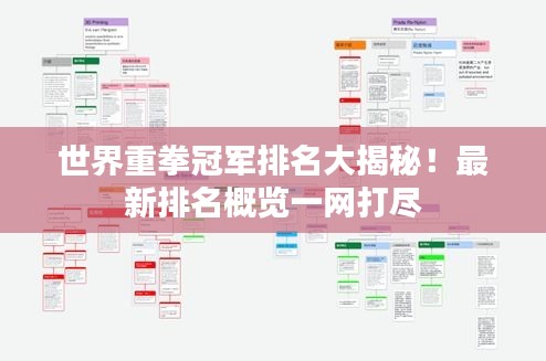 世界重拳冠軍排名大揭秘！最新排名概覽一網(wǎng)打盡