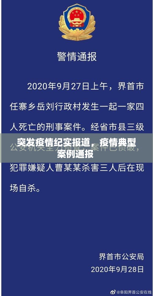 突發(fā)疫情紀實報道，疫情典型案例通報 