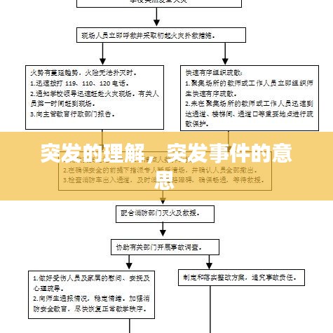 突發(fā)的理解，突發(fā)事件的意思 