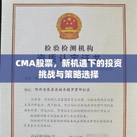 CMA股票，新機遇下的投資挑戰(zhàn)與策略選擇