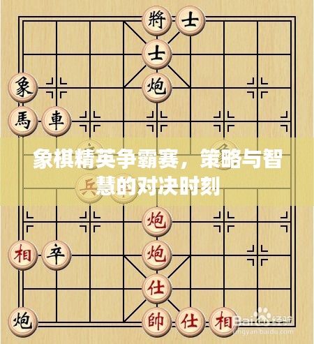 象棋精英爭霸賽，策略與智慧的對決時刻