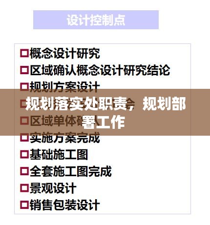 規(guī)劃落實處職責(zé)，規(guī)劃部署工作 